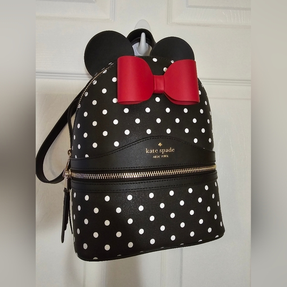 NWT Kate Spade x Disney Minnie Mouse Dome Backpack - Picture 4 of 10